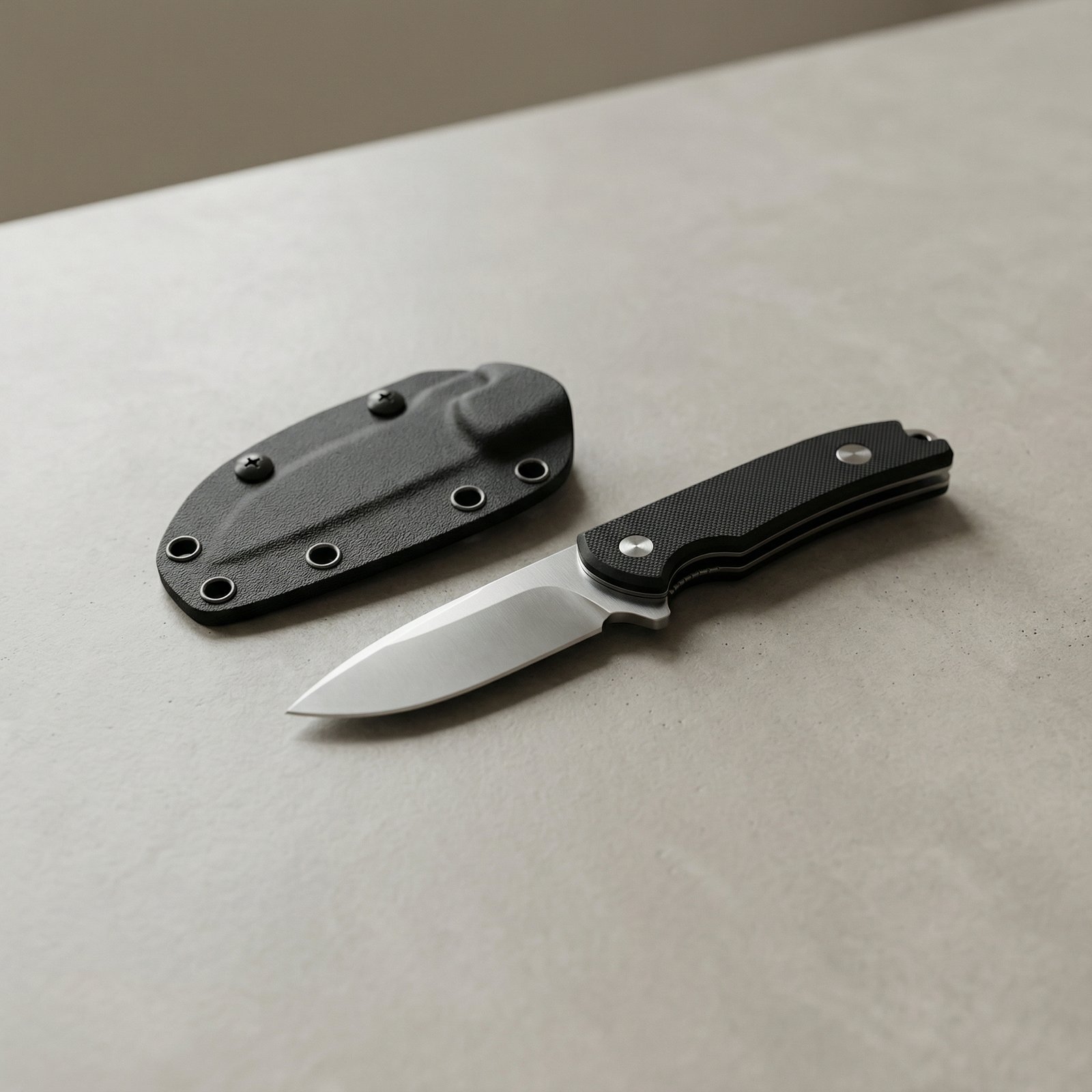 Thermoformed knife sheaths made from durable thermoplastic sheets for outdoor and tactical tools.