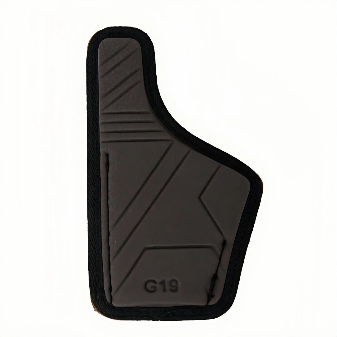 Hybrid IWB holster leather backing panel