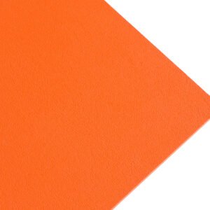gloss orange thermoplastic sheet with smooth surface