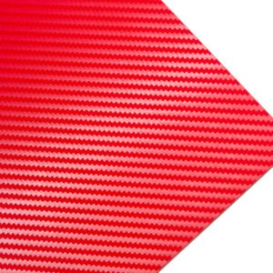 carbon fiber texture thermoplastic sheet in red
