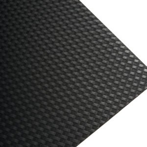 PX031 Woven Carbon Black textured thermoplastic sheet for holsters and gear