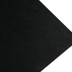 PX032 Leather Texture Black thermoplastic sheet with premium leather-style finish