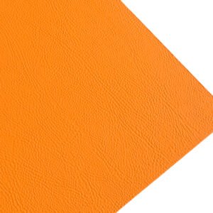 PX034 Litchi Texture Orange thermoplastic sheet with premium litchi-style surface